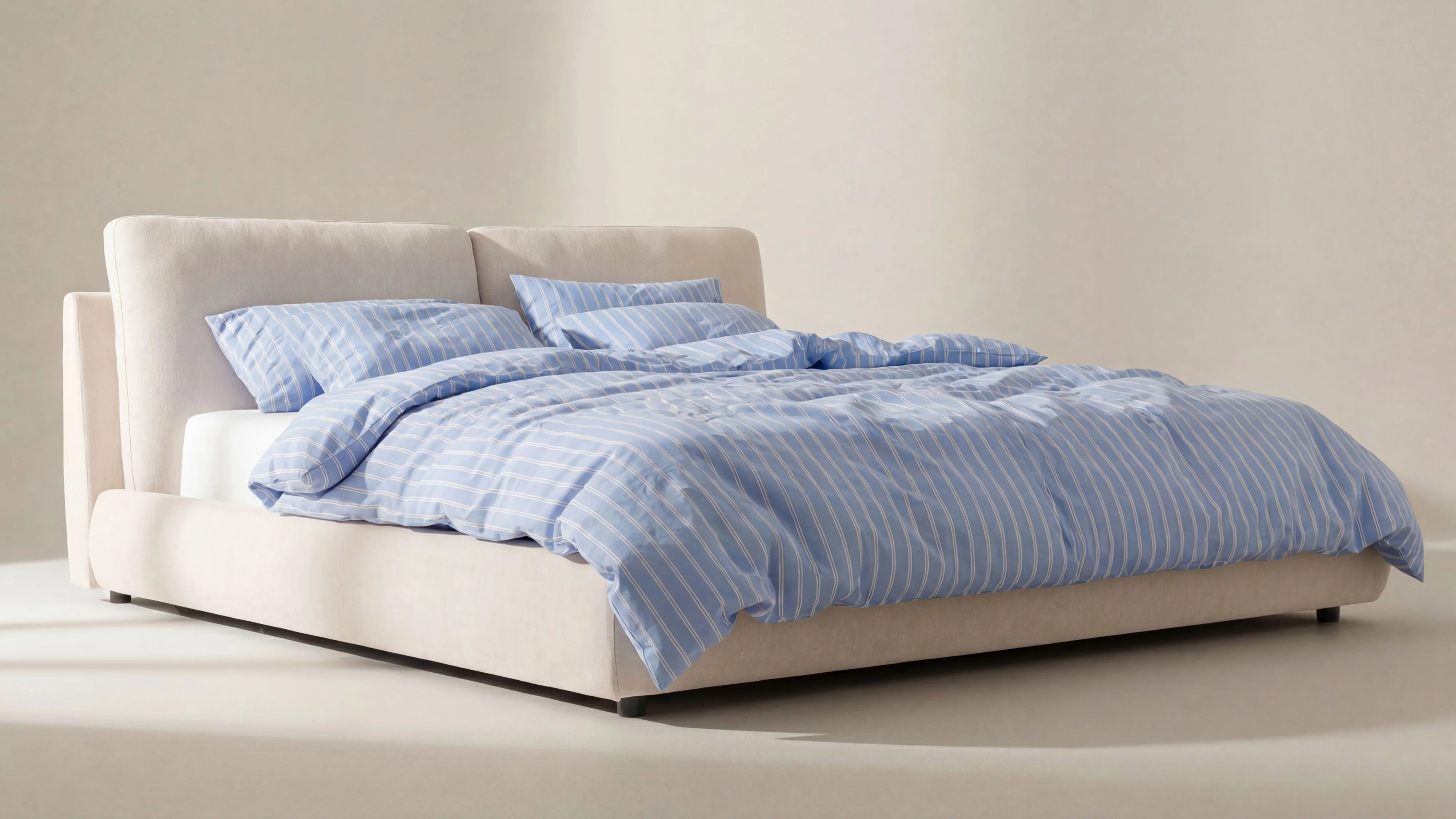 Cloud Storage Bed, Queen, Latte