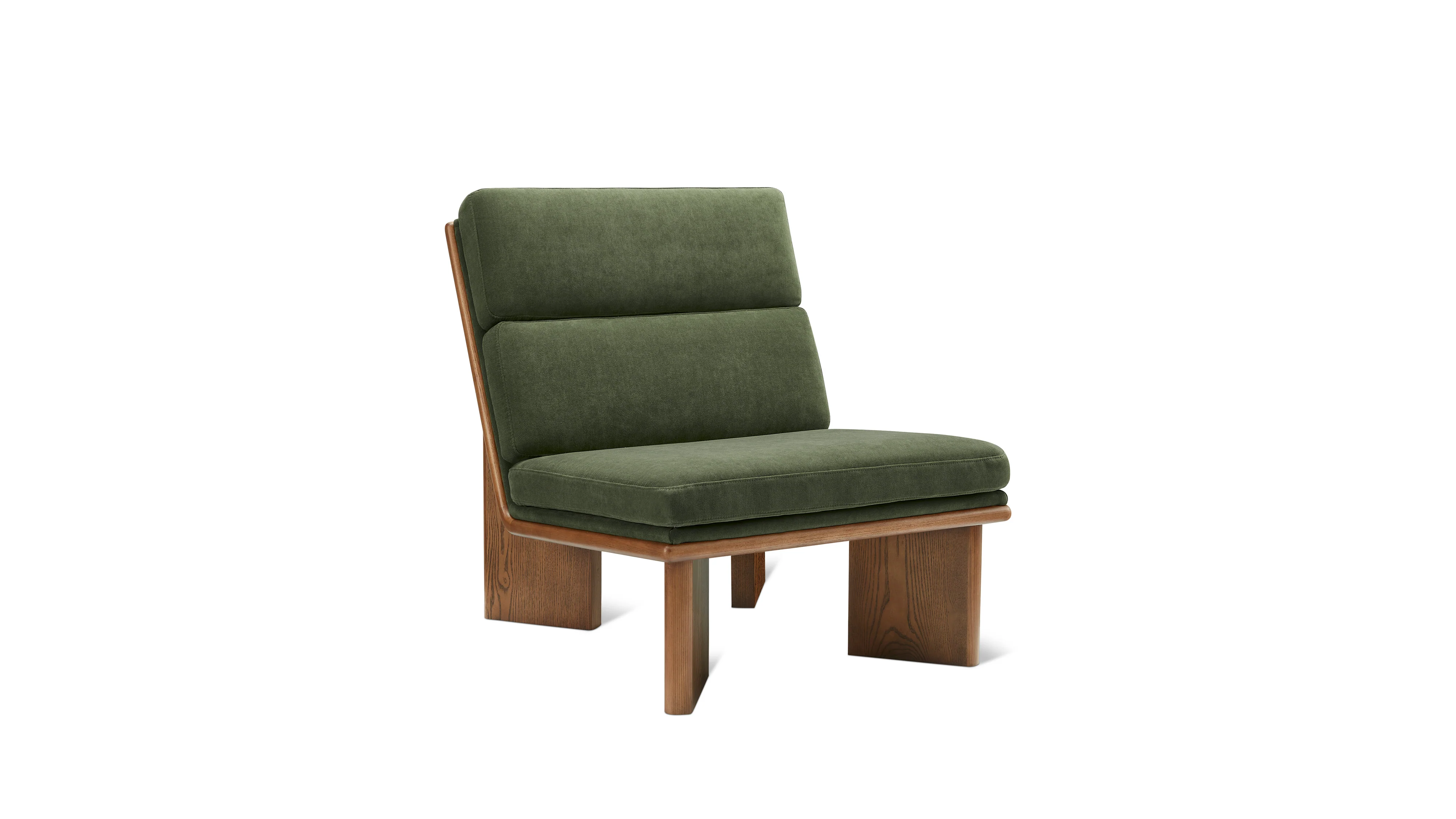 Frame Lounge Chair, Walnut, Moss