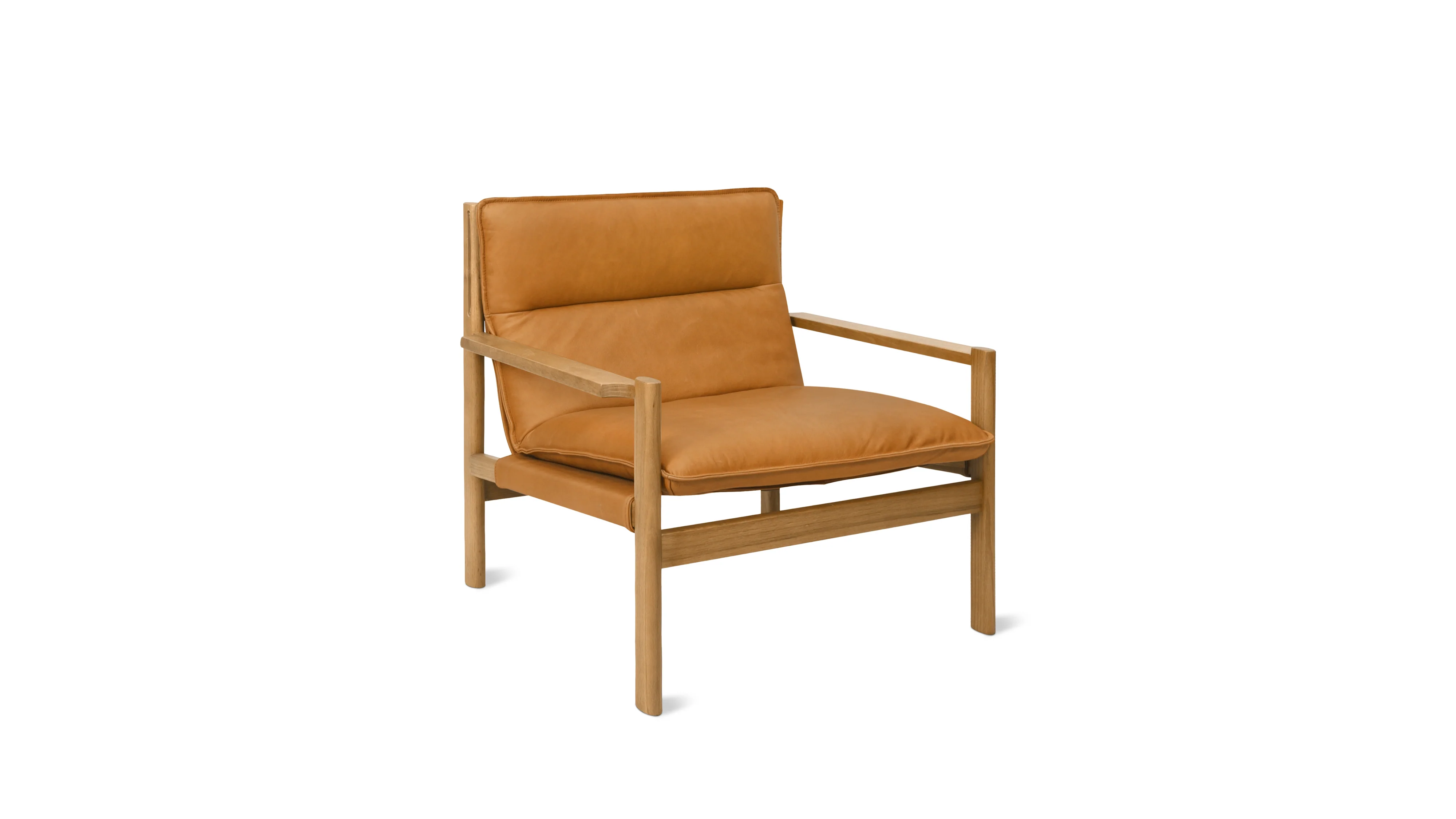 After Hours Lounge Chair, Oak, Golden Tan