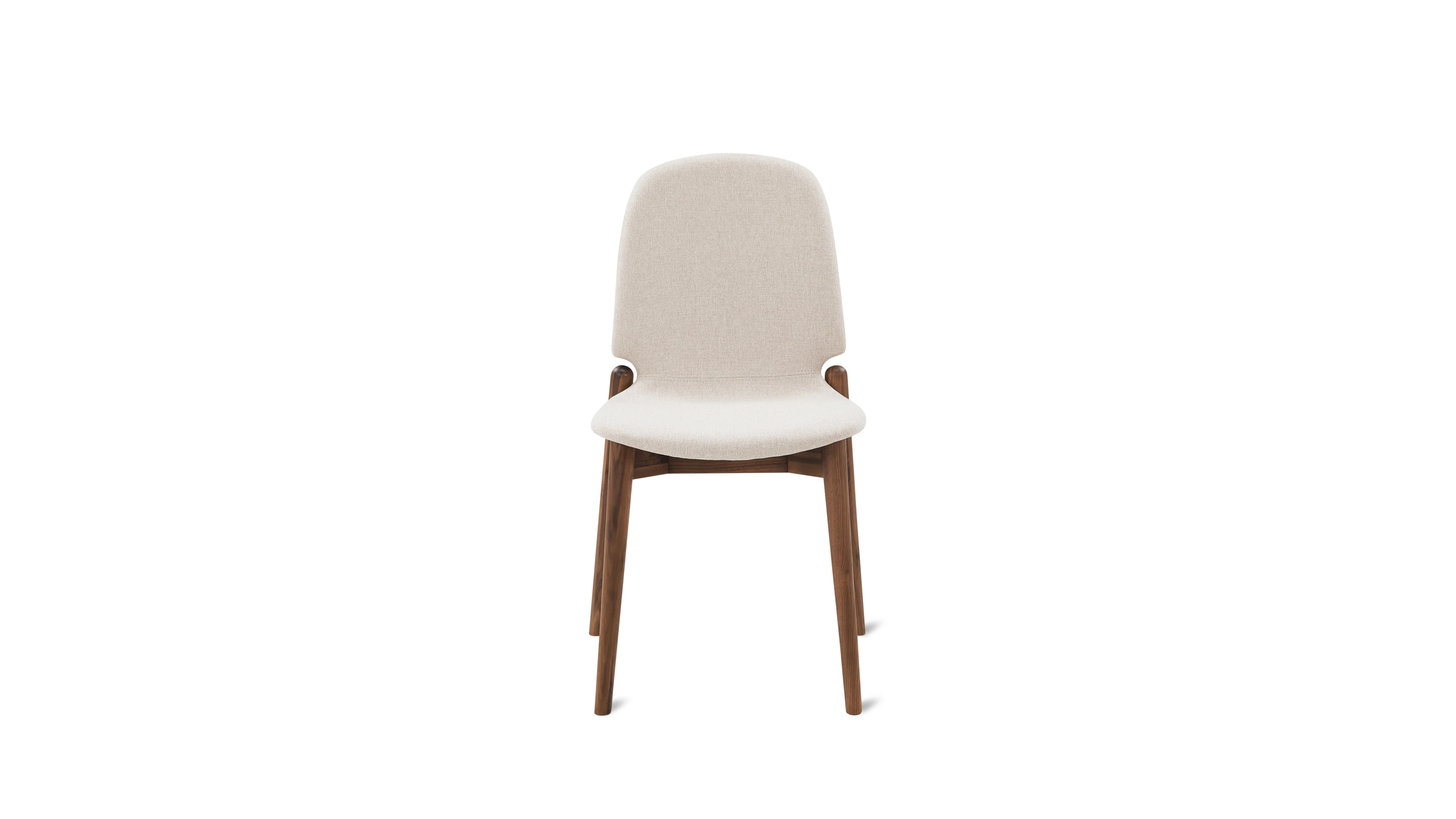 Dine In Dining Chair (Set of Two), Walnut/Dune