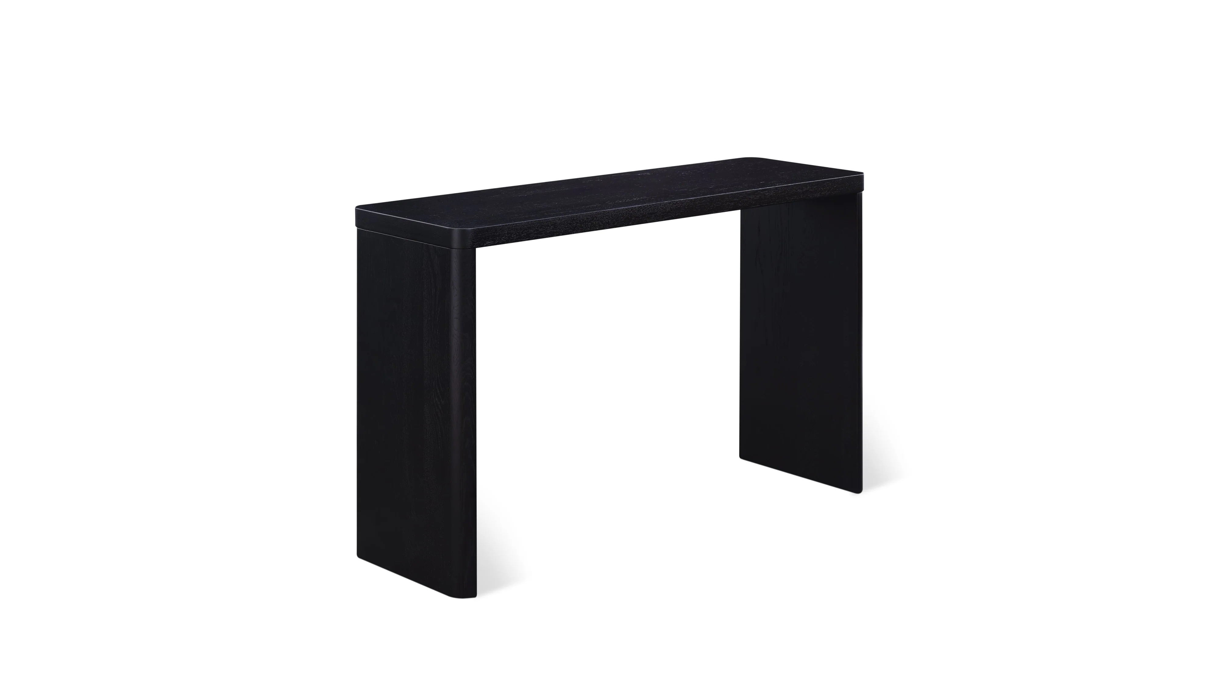 Form Console, Small, Black Oak
