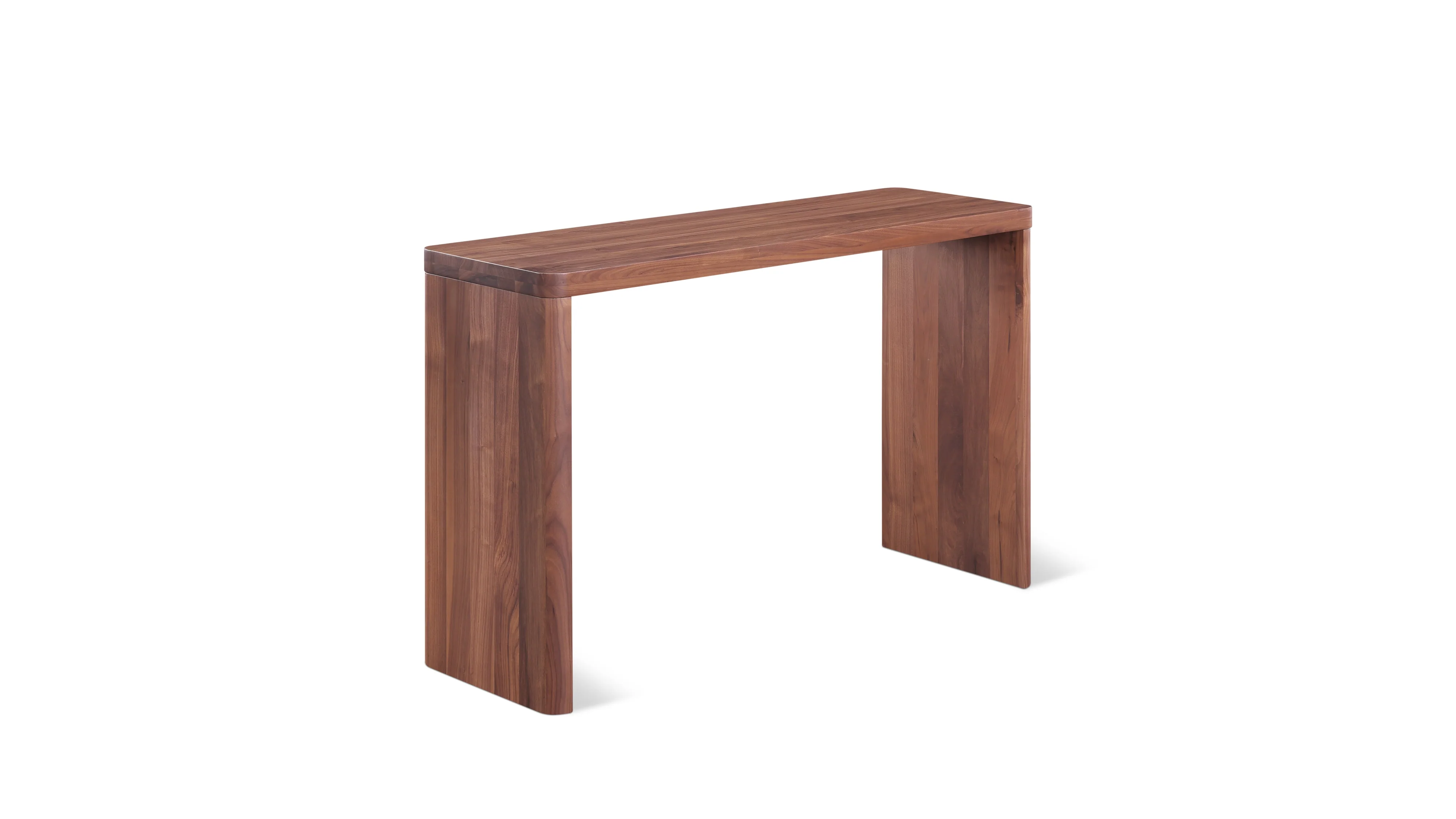 Form Console, Small, American Walnut