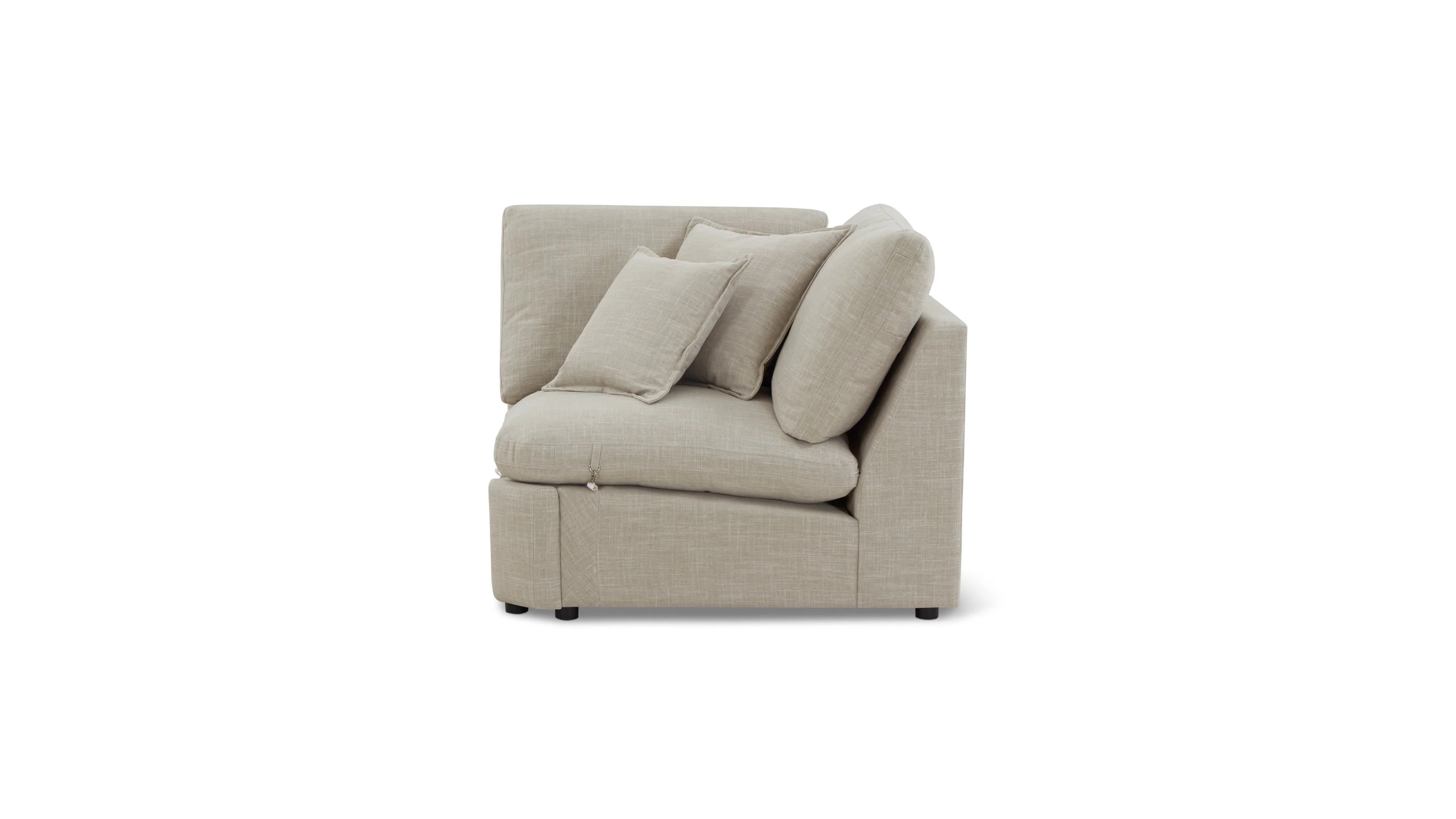 Lift Off Corner Chair, Light Pebble