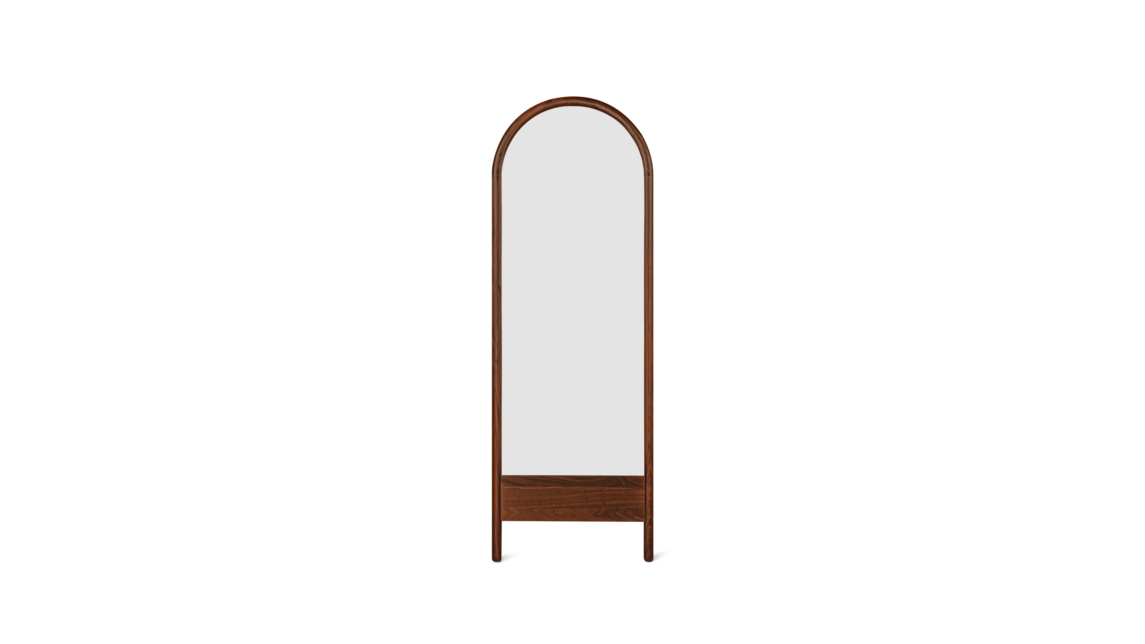 Harbour Mirror, Arched, Walnut