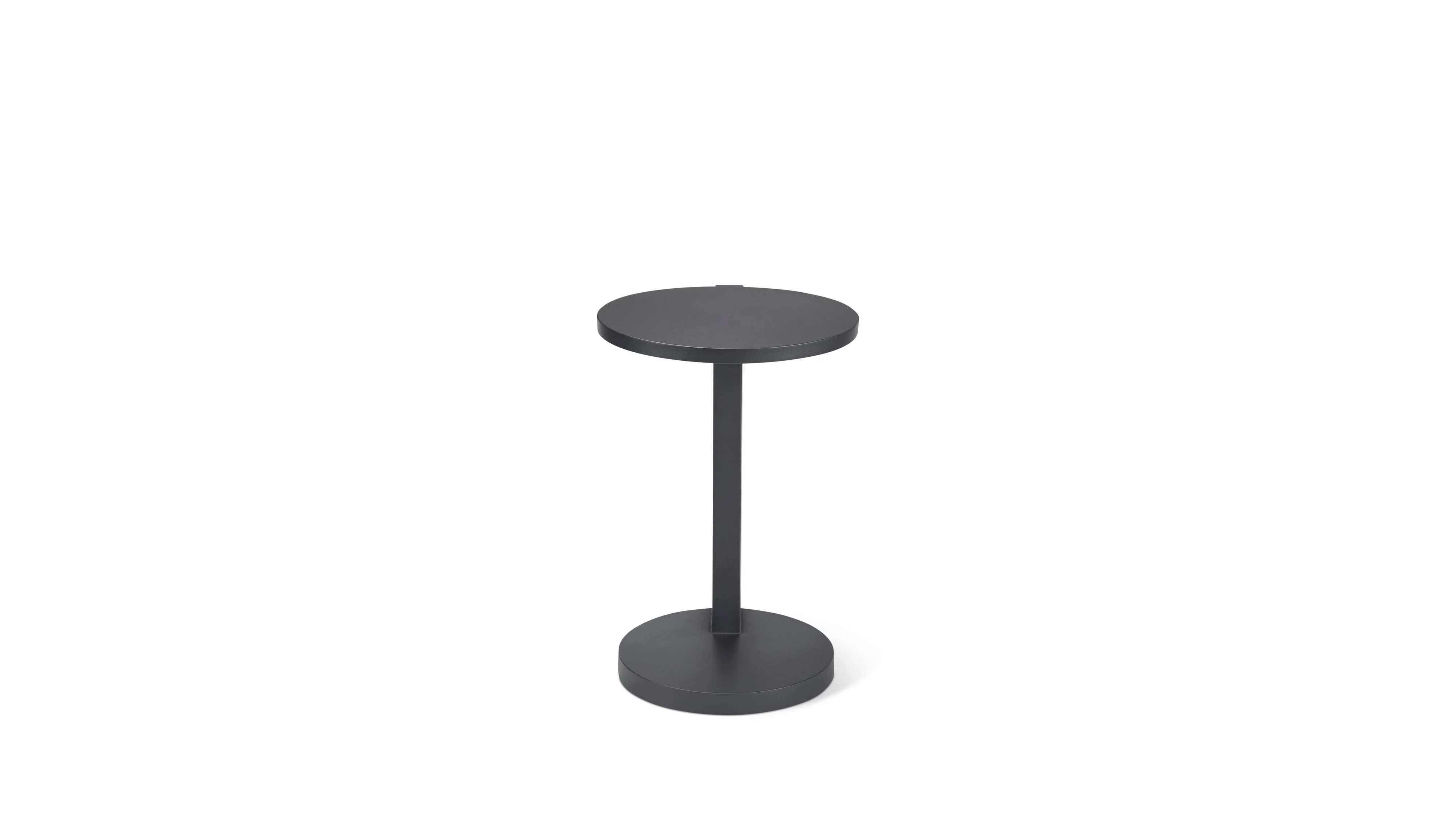 By Your Side Outdoor Table, Black Metal