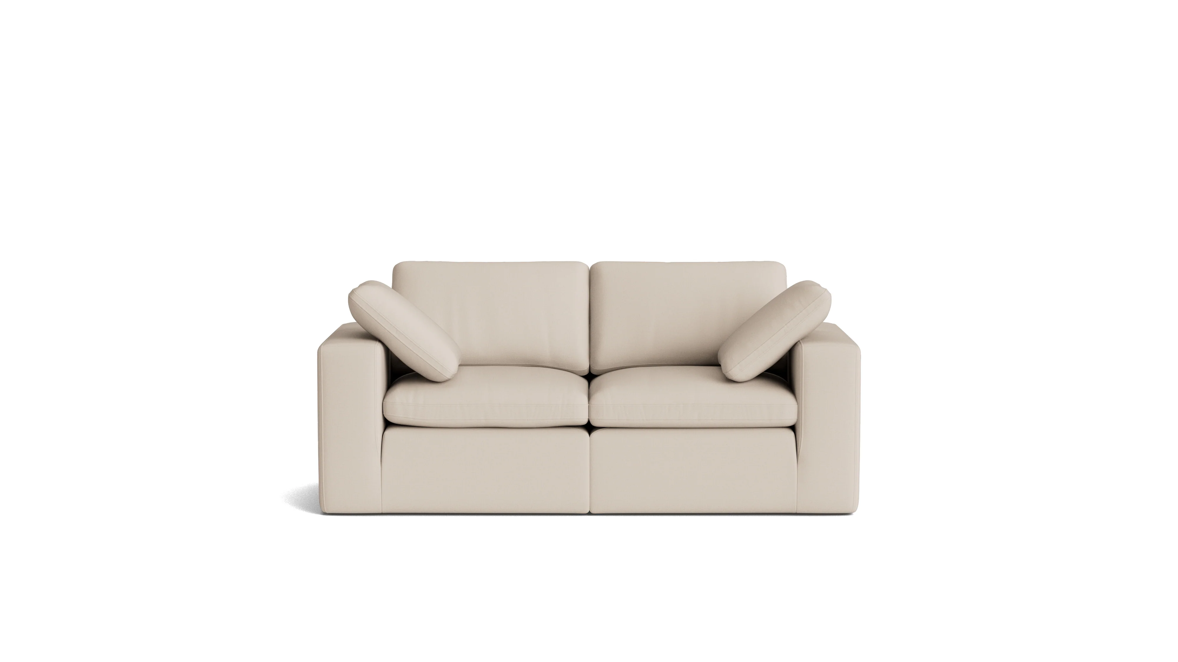 Movie Night? Outdoor 2-Piece Modular Sofa, Standard, Ivory