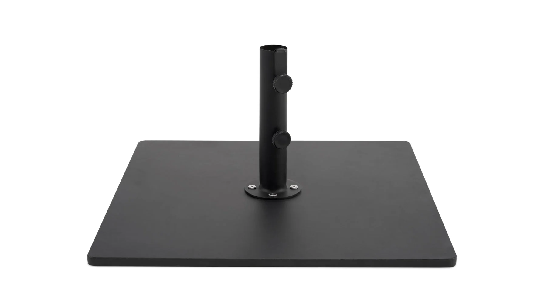Capri Outdoor Umbrella Base, Grey Steel