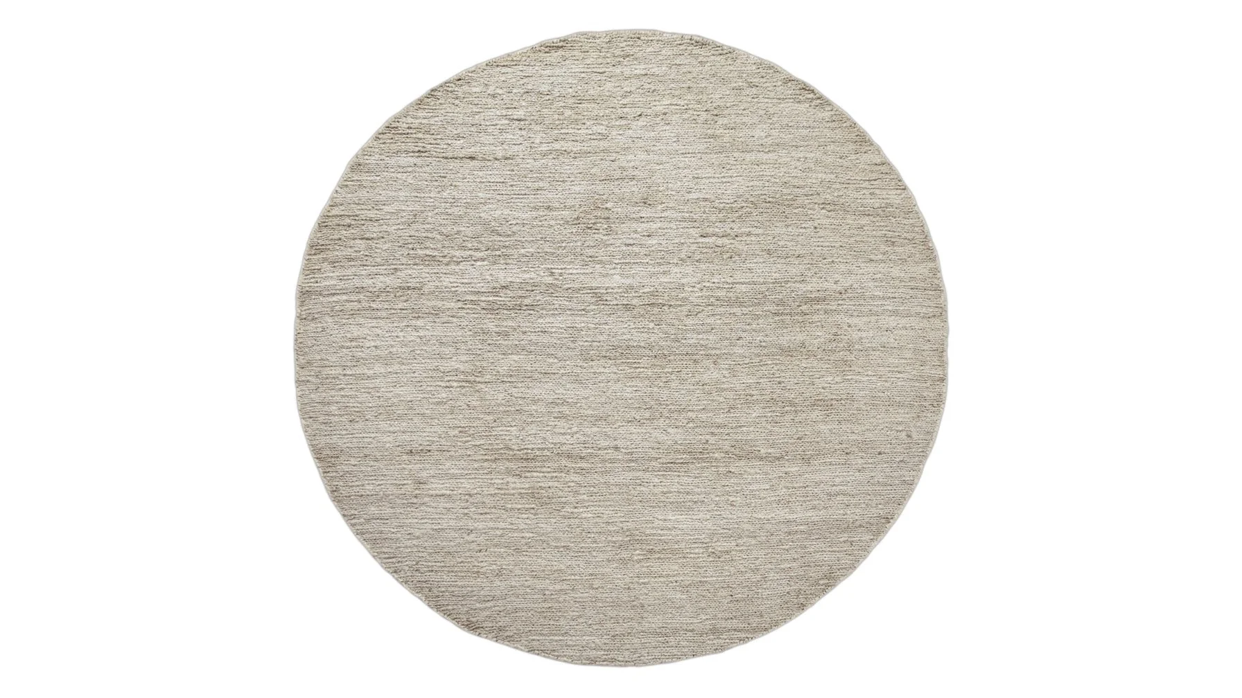 West Coast Rug Round, 7x7, Vanilla