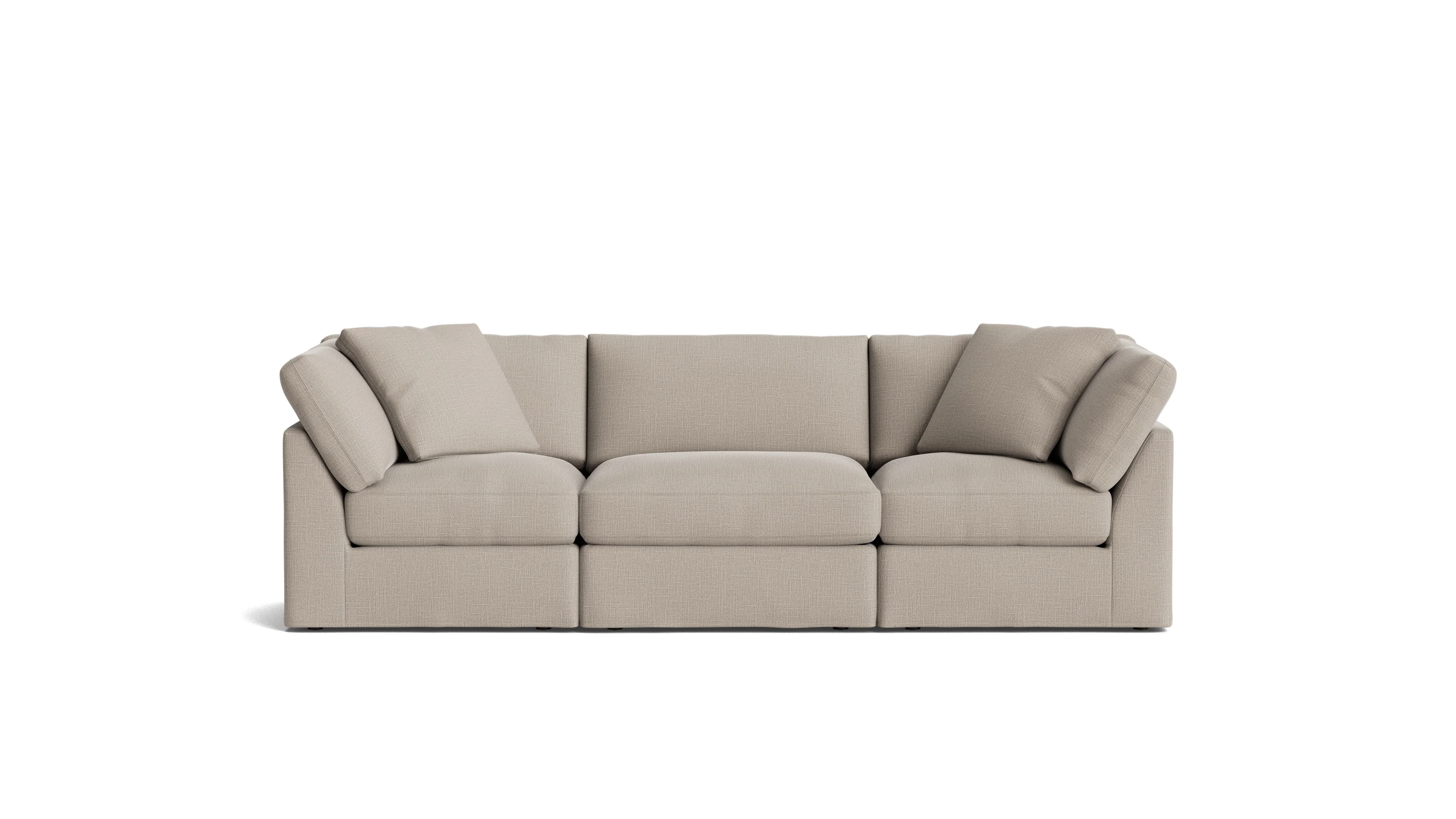 Get Together? 3-Piece Modular Sofa, Standard, Light Pebble