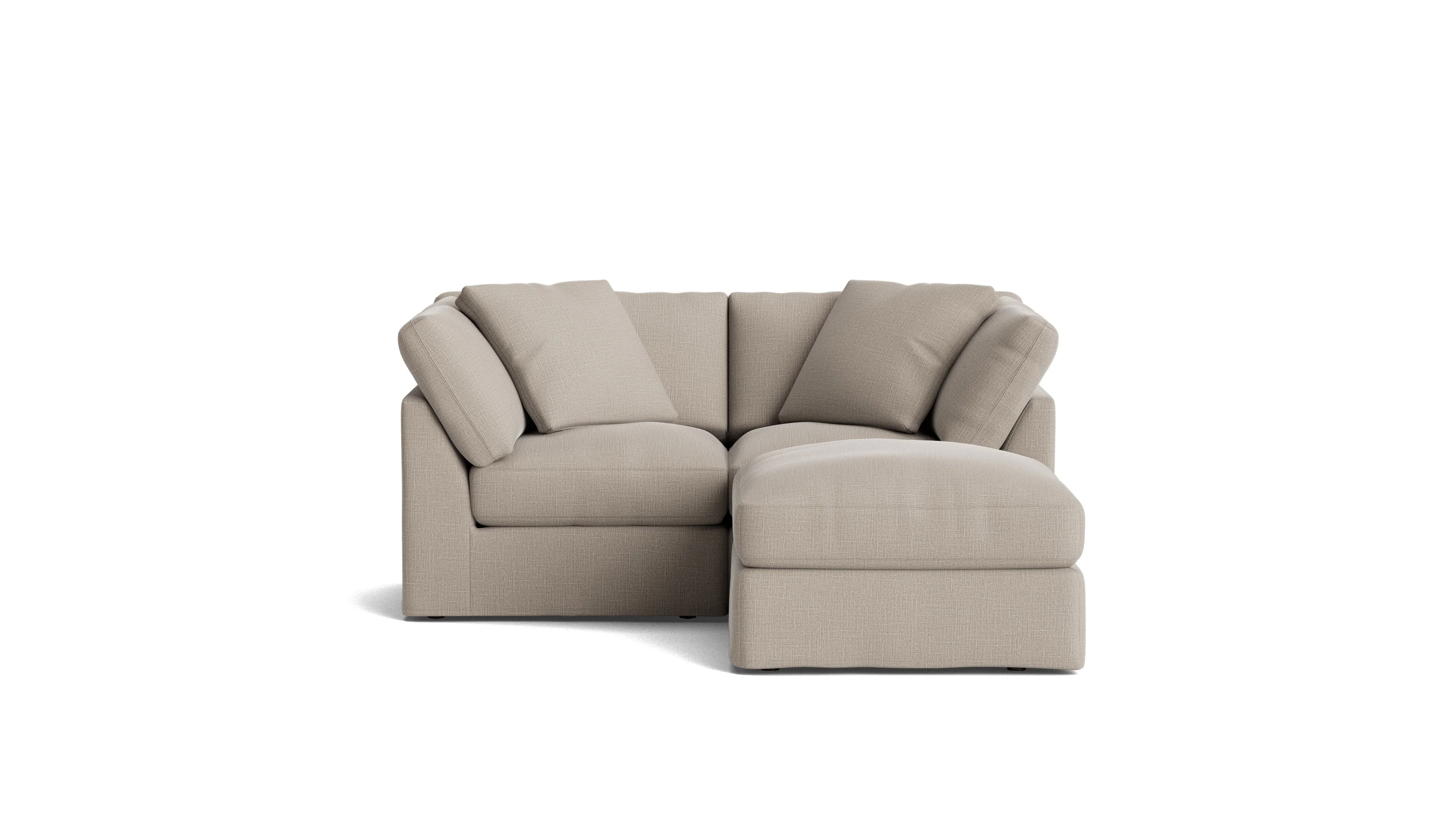Get Together? 3-Piece Modular Sectional, Standard, Light Pebble