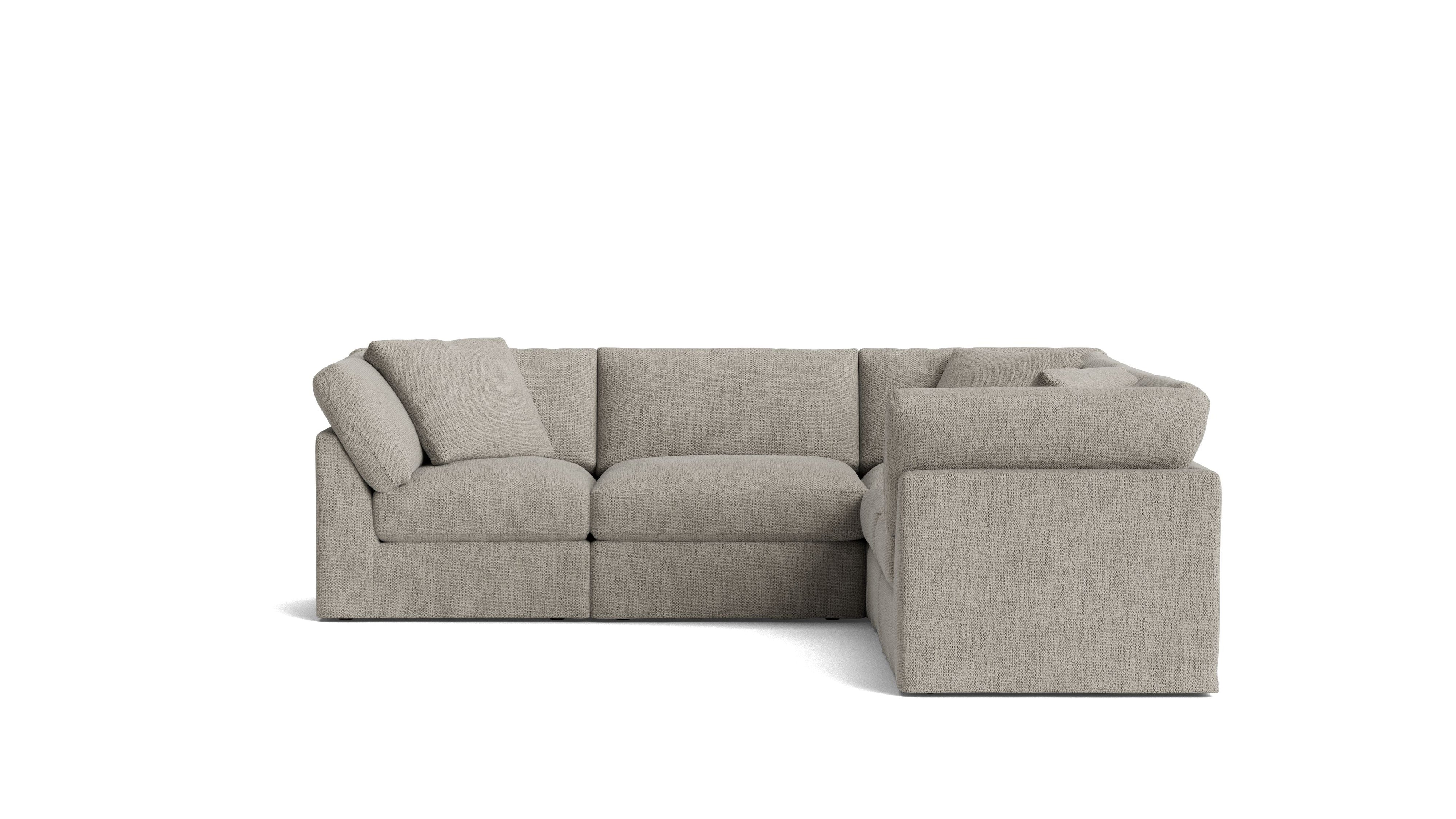 Get Together? 5-Piece Modular Sectional Closed, Standard, Oatmeal