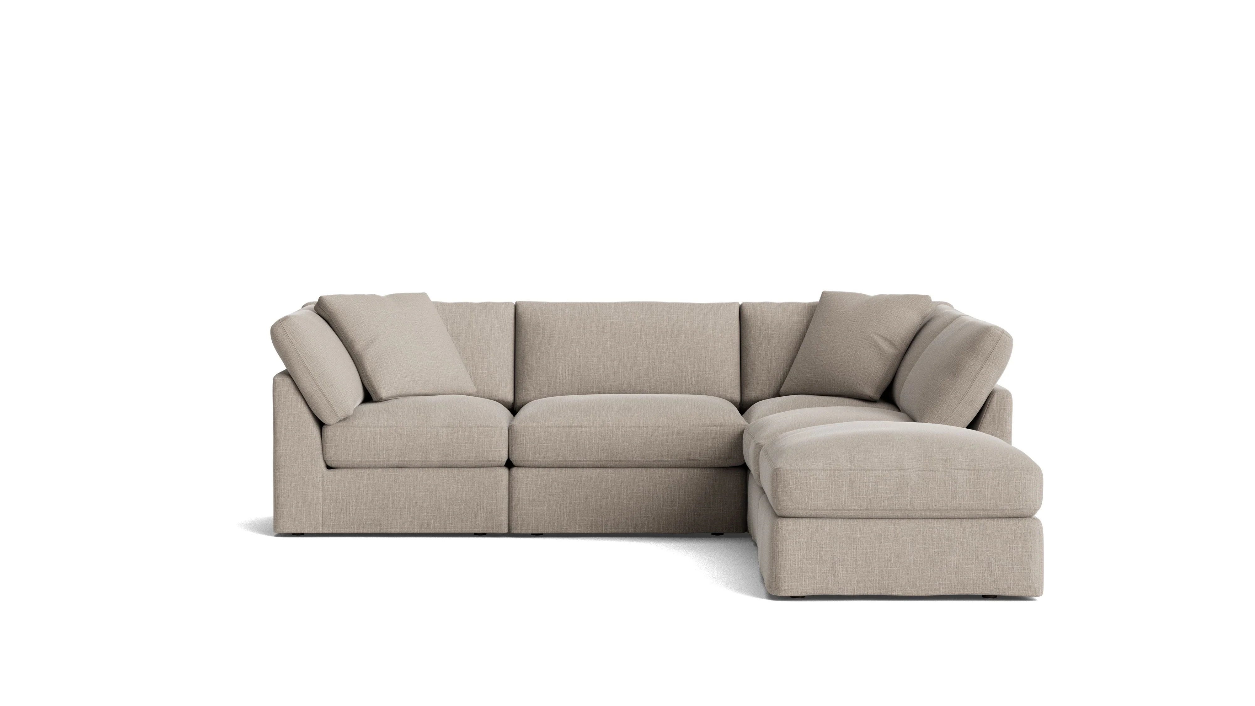 Get Together? 5-Piece Modular Sectional, Standard, Light Pebble