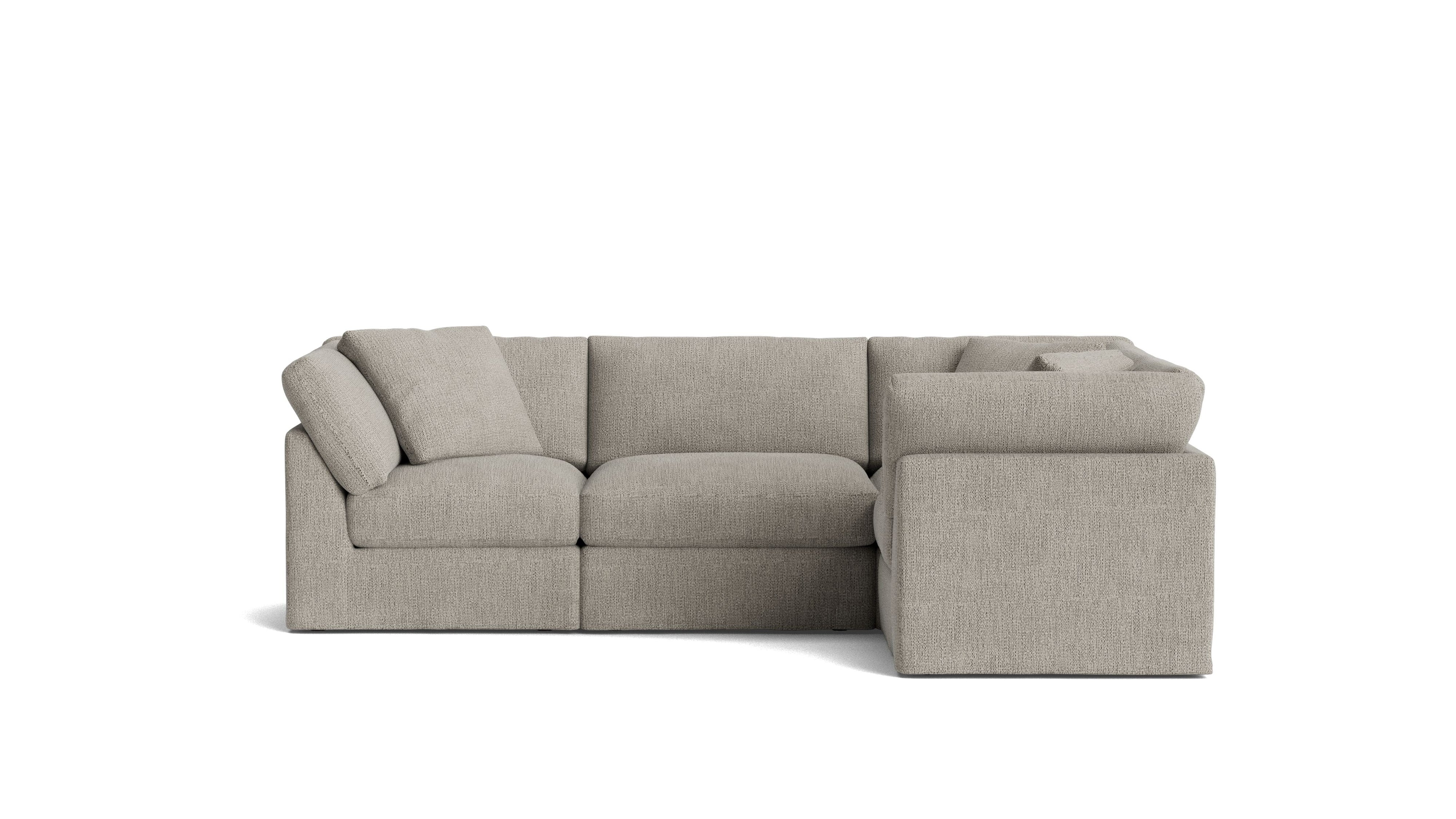 Get Together? 4-Piece Modular Sectional Closed, Standard, Oatmeal