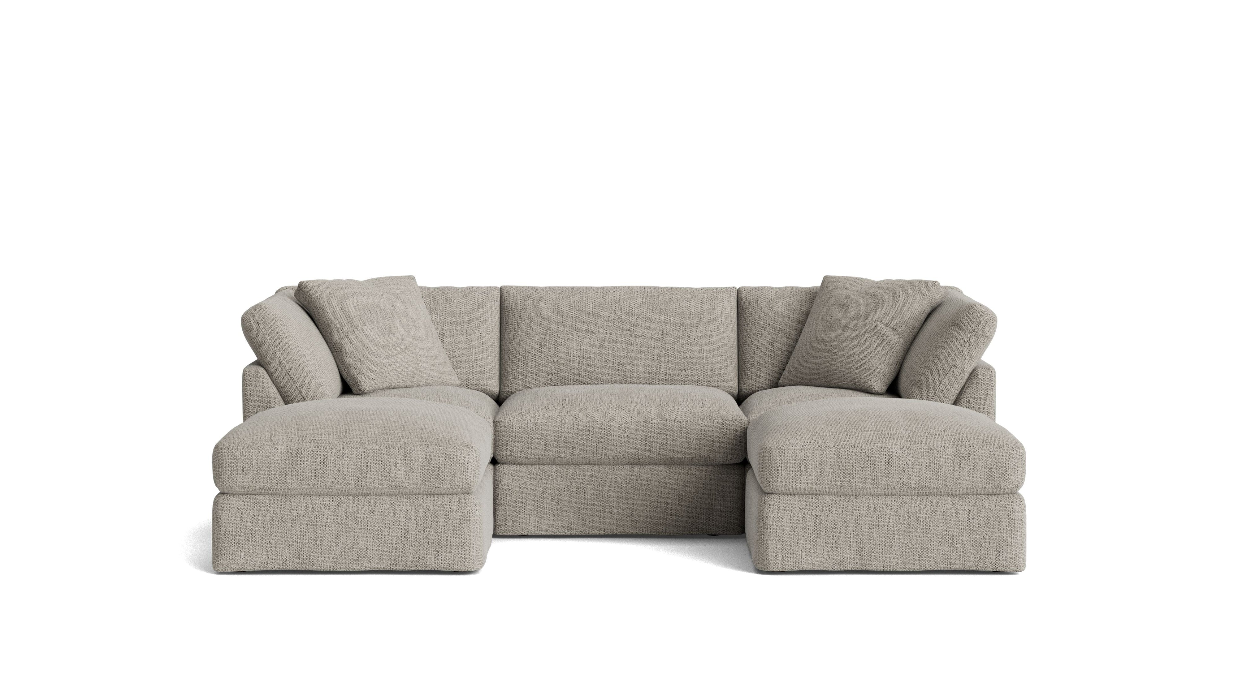 Get Together? 5-Piece Modular U-Shaped Sectional, Standard, Oatmeal