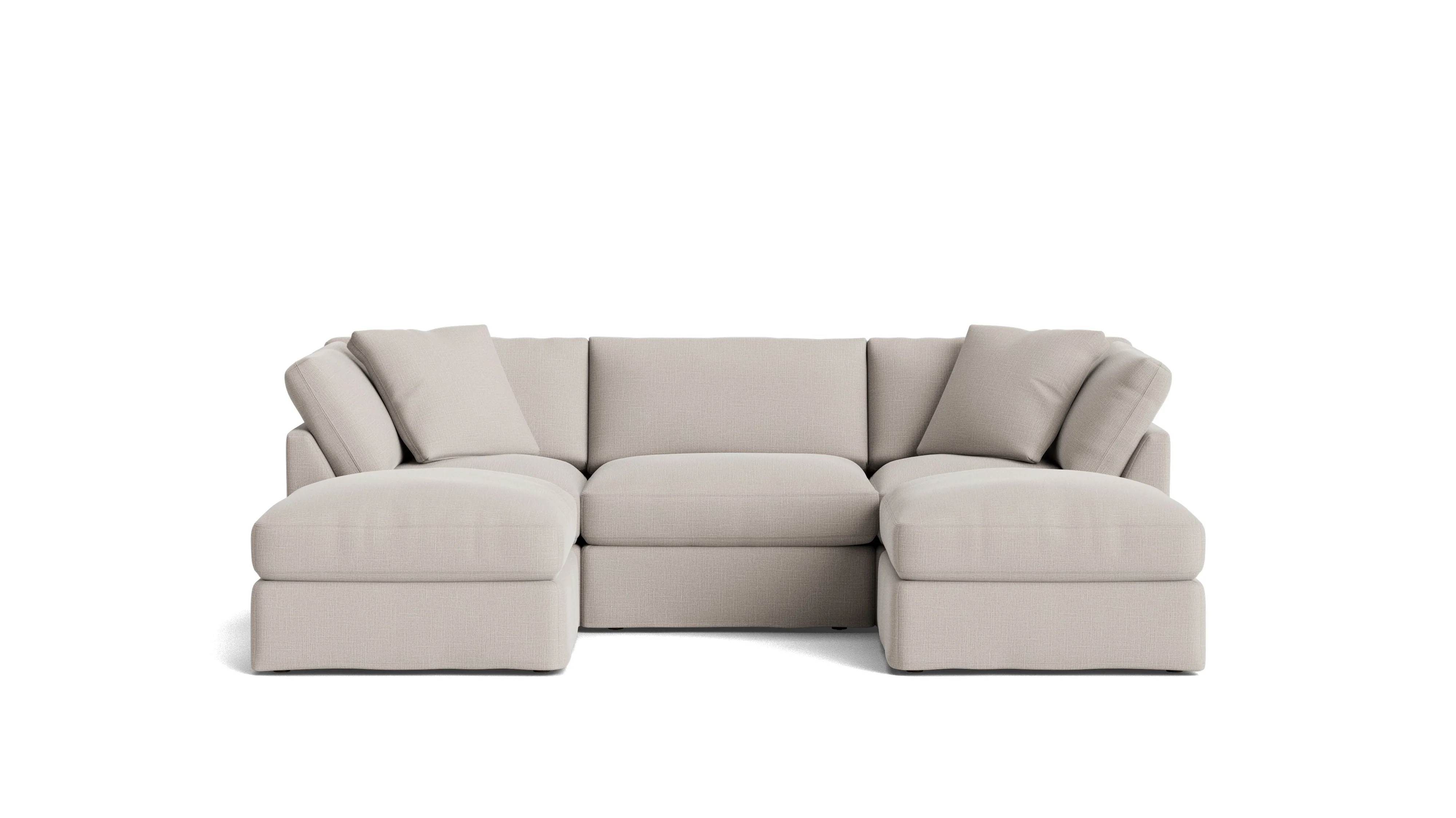 Get Together? 5-Piece Modular U-Shaped Sectional, Standard, Clay