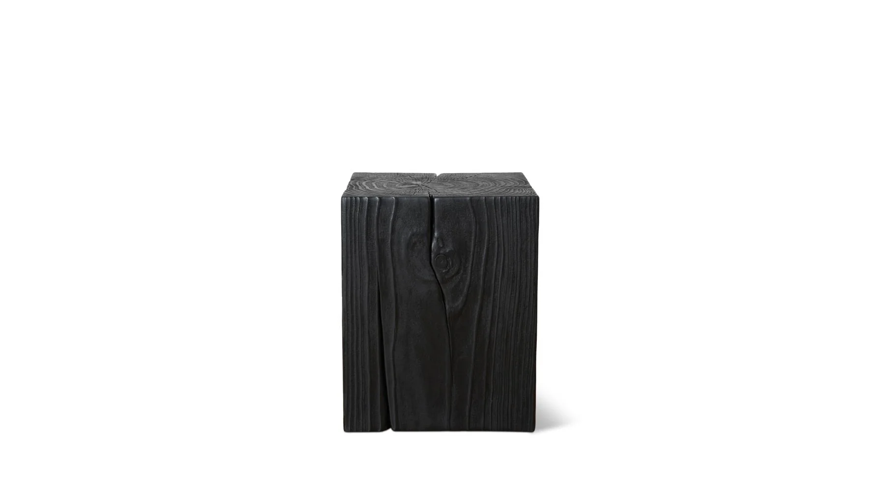 Amalfi Stool, Burned Pine